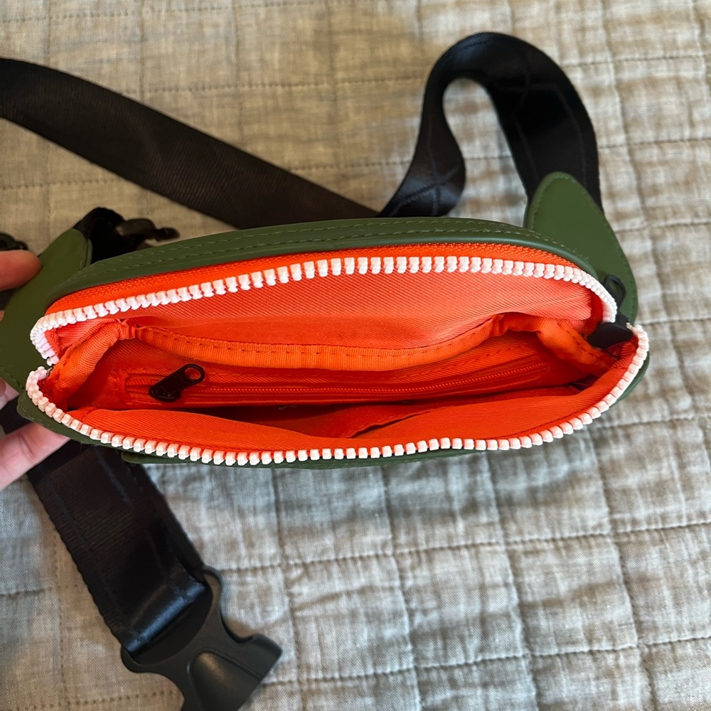 Hunter Green and Orange Crossbody Bag - 20th Anniversary Collection - Picture 5 of 8